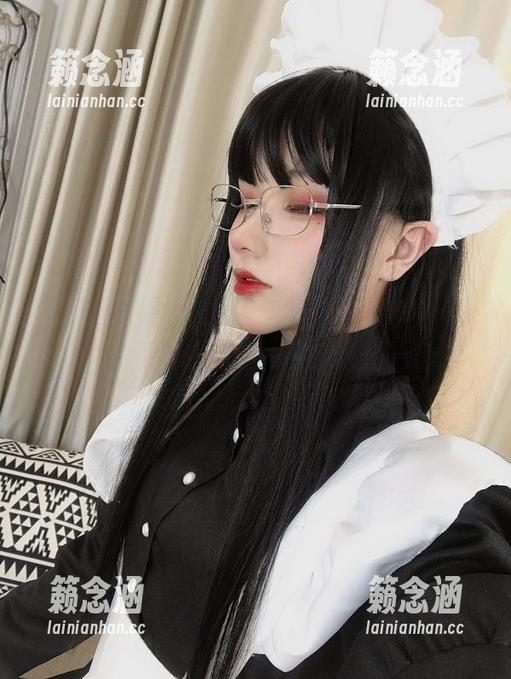 起司块wii 精选写真集:黑色透明女仆,起司块wii教你怎么‘轻奢’